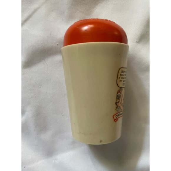 Vintage Orphan Annie & Sandy Ovaltine Shake-Up Mug Red Lid - Picture 7 of 7